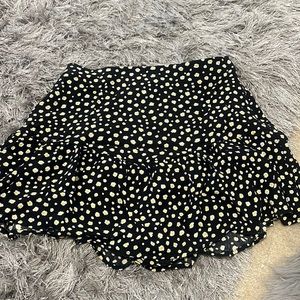 Zara floral skirt/skort